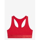 CALVIN KLEIN Unlined Bralette - GOJI BERRY - L
