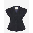 VERO MODA Vmalina Sl Waistcoat Vip - NAVY BLAZER - 44