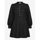 VILA Vitaliama L/S Jaqcuard Dress - BLACK BEAUTY - 38