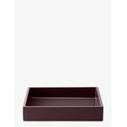 MOJOO Lux Lacquer Tray - BURGUNDY - 19X19X3.5 cm x 19