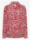 SAINT TROPEZ Zveasz Shirt - CRIMSON LEOPARD - S