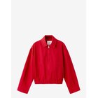 MANGO Bomber Jacket With Shirt Collar - RED - S