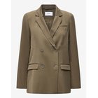 BUBBLEROOM Double Breasted Blazer - OLIVE GREEN - 40