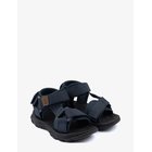 POM POM Trecking Sandal Velcro - NAVY - 35