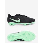 NIKE Jr Tiempo Maestro Club Fg/Mg - BLACK/ILLUSION GREEN-BLACK - 38.5