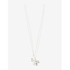 PILGRIM Zhuri Necklace 2-In-1 Set Silver-Plated - SILVER PLATED - One Size