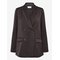 BUBBLEROOM Double Breasted Blazer - BROWN - 40 – kuva 1