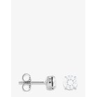 MARMARA STERLING Silver Stud Earrings - CRYSTAL - One Size