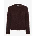 NOISY MAY Nmsassy L/S O-Neck Knit Noos - CHOCOLATE PLUM - XL