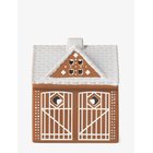 KÄHLER Gingerbread Lighthouse Christmas Stable H11.5 Brown - BROWN - 11.5
