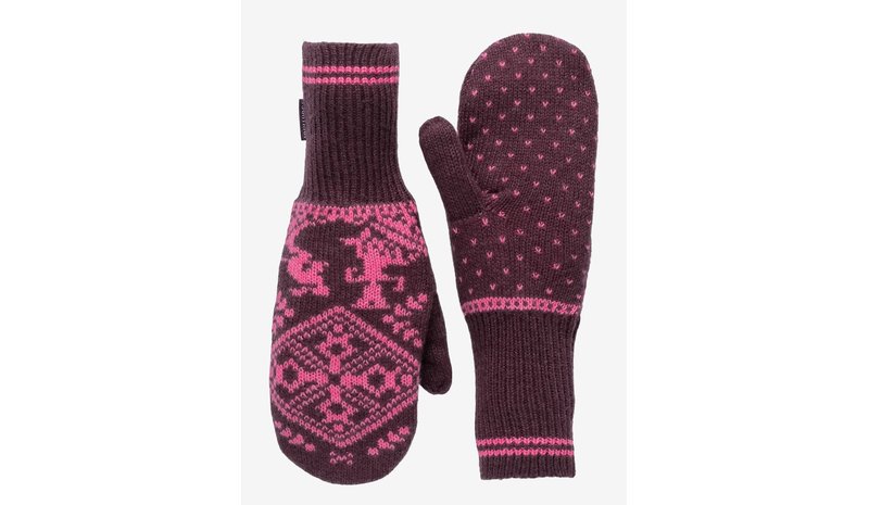 KARI TRAA Saga Knit Mittens - COCOA - 8 – kuva 1/1
