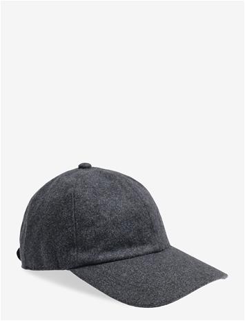 MANGO Wool-Blend Cap - NAVY - One Size