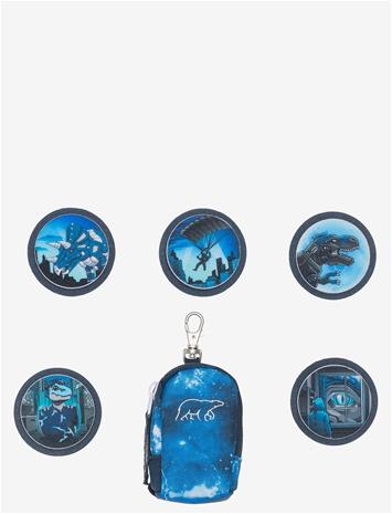BECKMANN NORWAY Mini Backpack With Buttons, Tech Rex - BLACK - One Size – kuva 2/2