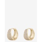 SNÖ OF SWEDEN Brooklyn Oval Ring Ear G/Clear - Onesize - G/CLEAR - One Size