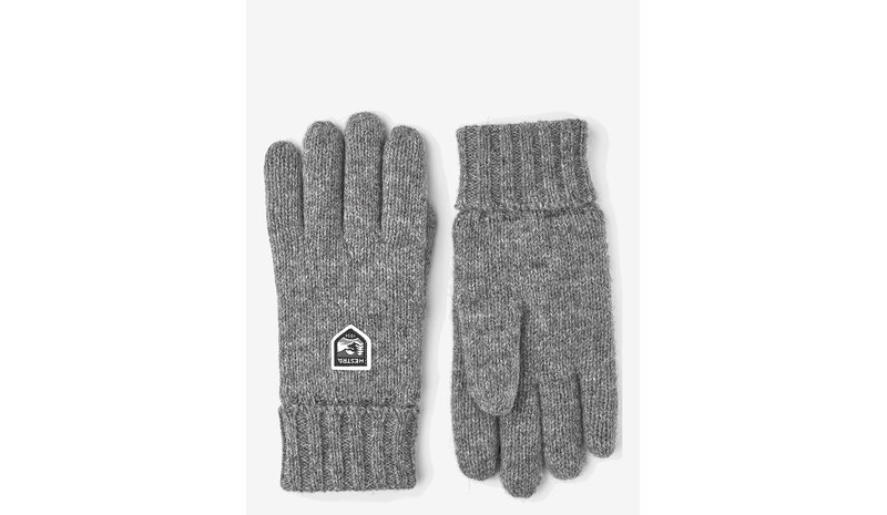 HESTRA Basic Wool Glove - GREY - 8 – kuva 1/1