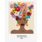 POSTER & FRAME Sethunya - Warm - MULTI-COLOURED - 50X70 cm