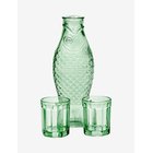 SERAX Set Carafe + 2 Glasses M Green Fish&Fish - GREEN - 85 CL