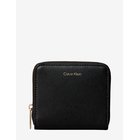 CALVIN KLEIN Foil Logo Medium Zip Around - BLACK TOASTED COCONUT - One Size