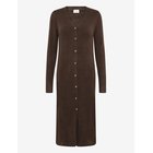 VILA Virolfie L/S Ankle Knit Dress/Ka - CHOCOLATE BROWN - S