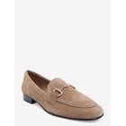 MANGO Suede Moccasins With Buckle - LT PASTEL BROWN - 38