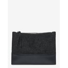 DAY ET Day Lux Wool Pouch - DARK GREY MEL - One Size