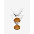 BYON Glass Spice 2Pcs/Set - CLEAR/AMBER - Ø11X12 cm 24CL