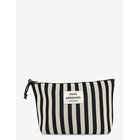 MADS NØRGAARD Knit Stripe Hof Make-Up Bag - BLACK/WHITE - One Size