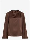 VILA Vilanna High Neck Top/Ka - COFFEE BEAN - 34