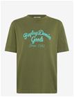 REPLAY T-Shirt Boxy - GREEN - XS
