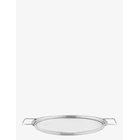 EVA TRIO Glaslåg 24 Cm - BRUSHED STEEL - Ø 24 cm