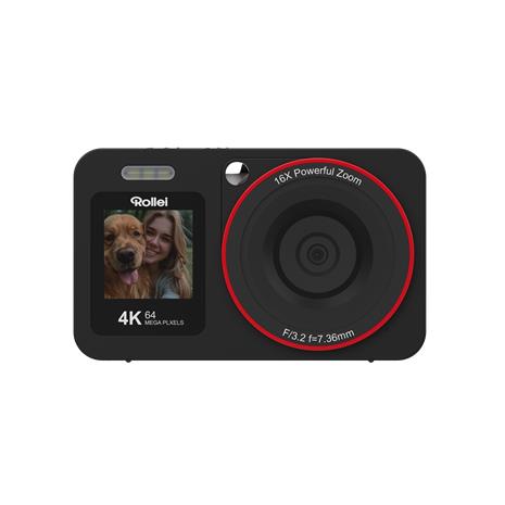 Rollei Compactline Dual Screen 64MP 4K Digital Camera
