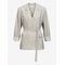 OBJECT Objnimra L/S Lo Double Row Blazer 146 - LIGHT GREY MELANGE - 44 – kuva 1