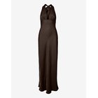 PIECES Pcbyrsa Sl Ankle Dress Wvn D2D Pp - HOT FUDGE - M