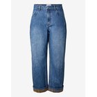 YAS Yaslua Hw Fold Up Barrel Jeans S. - D2D - MEDIUM BLUE DENIM - 32 x 32