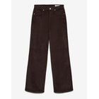 VERO MODA Vmtessa Hr Wide Corduroy Pants Ga Noos - CHOCOLATE TORTE - 32 x 32