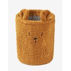 LIEWOOD Morley Bear Pile Basket - GOLDEN CARAMEL - One Size