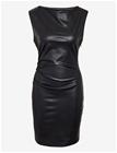 NOISY MAY Nmsandy S/L Pu Dress - BLACK - S