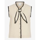 VILA Viceleste S/L Tie Knit Top/Rf - BIRCH - XS