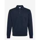 MANGO Regular Fit Polo-Neck Sweatshirt - DARK BLUE - L