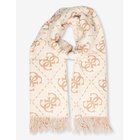 GUESS Scarf 70X190 - LATTE LOGO BROWN - One Size