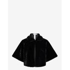VILA Vifully Short Cape/Ef - BLACK BEAUTY - One Size
