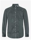 TOM TAILOR Soft Corduroy Shirt - DARKEST OLIVE - XL