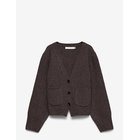 VERO MODA Vmportofino Ls V-Neck Cardigan Prm - CHOCOLATE TORTE - S