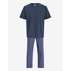 JACK & JONES Jacmiller Ss Tee And Woven Pants Set Gb - OUTER SPACE - XL