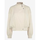 MANGO Knitted Bomber Jacket - LIGHT BEIGE - L