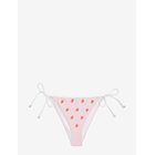 TOMMY HILFIGER V String Side Tie Emb. - ITHACA SCR ROSE PETAL WHITE - XS