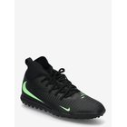 NIKE Phantom 6 High Club Tf - BLACK/ILLUSION GREEN-BLACK - 42