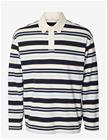 SELECTED Slmrelaxjack Stripe Ls Polo - SKY CAPTAIN - S
