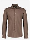 LINDBERGH Knitted Dress Shirt L/S - DK BROWN - L