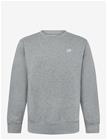 NIKE M Nk Club Bb Crew - DK GREY HEATHER/WHITE - 3XL